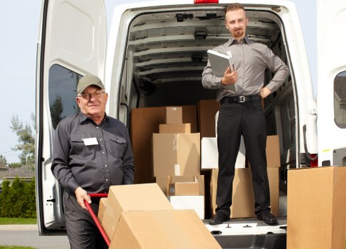 Man with van removal service supporting a local move in Sydenham