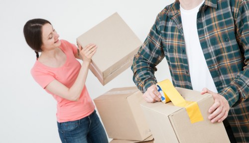 Preparation checklist scene for a house removal in Sydenham