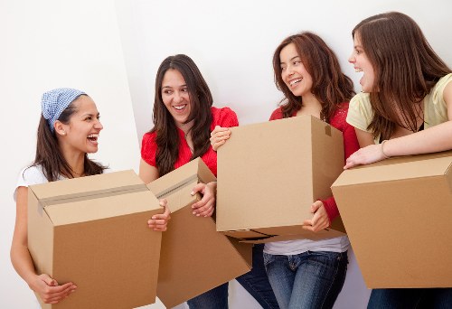 Packing boxes and protective materials for a Sydenham home move