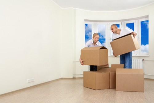 Team assisting with flat and office removals in Sydenham