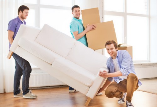 Van loading furniture for a Sydenham home or business move