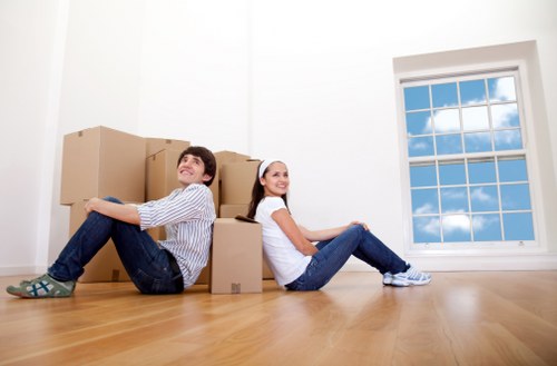 Moving day support for a Sydenham property with stairs and narrow access