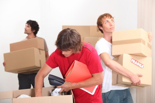 Removal van loading furniture for a Sydenham home or business move