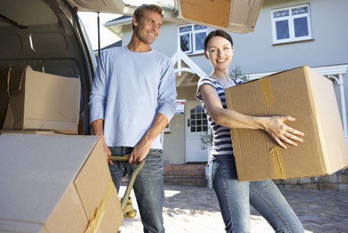 Boxes, files, and workspace items organised for a Sydenham business move